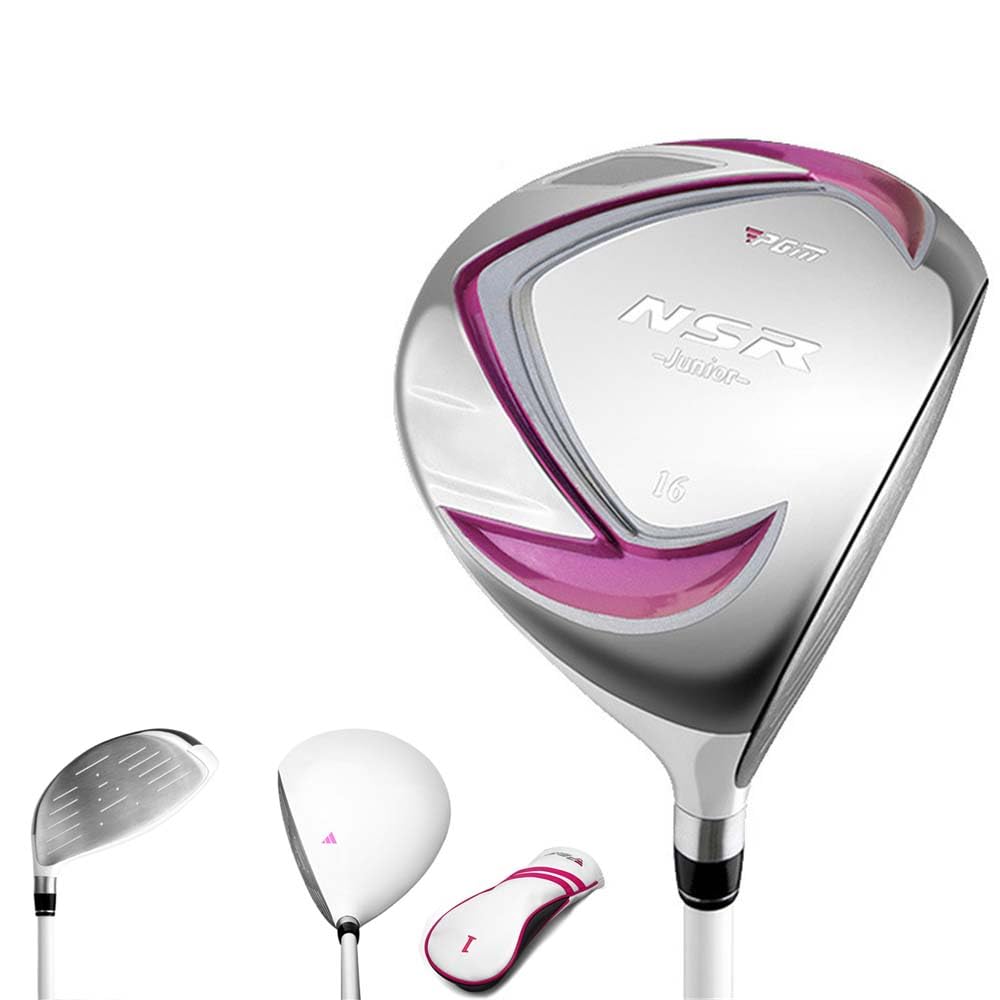 Junior Golf Fairway Wood Diestro # 1 Madera/Palo híbrido Eje de Grafito Driver con Headcover para niños y niñas Entrenamiento de Golf Deportes