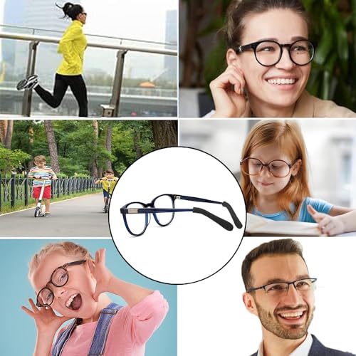 Image of UpinFun Glasses Ear Cushion, Eyeglasses Temple Tips Sleeve Protectors, Eyeglass Ears Behind Guards Ends Arm Covers