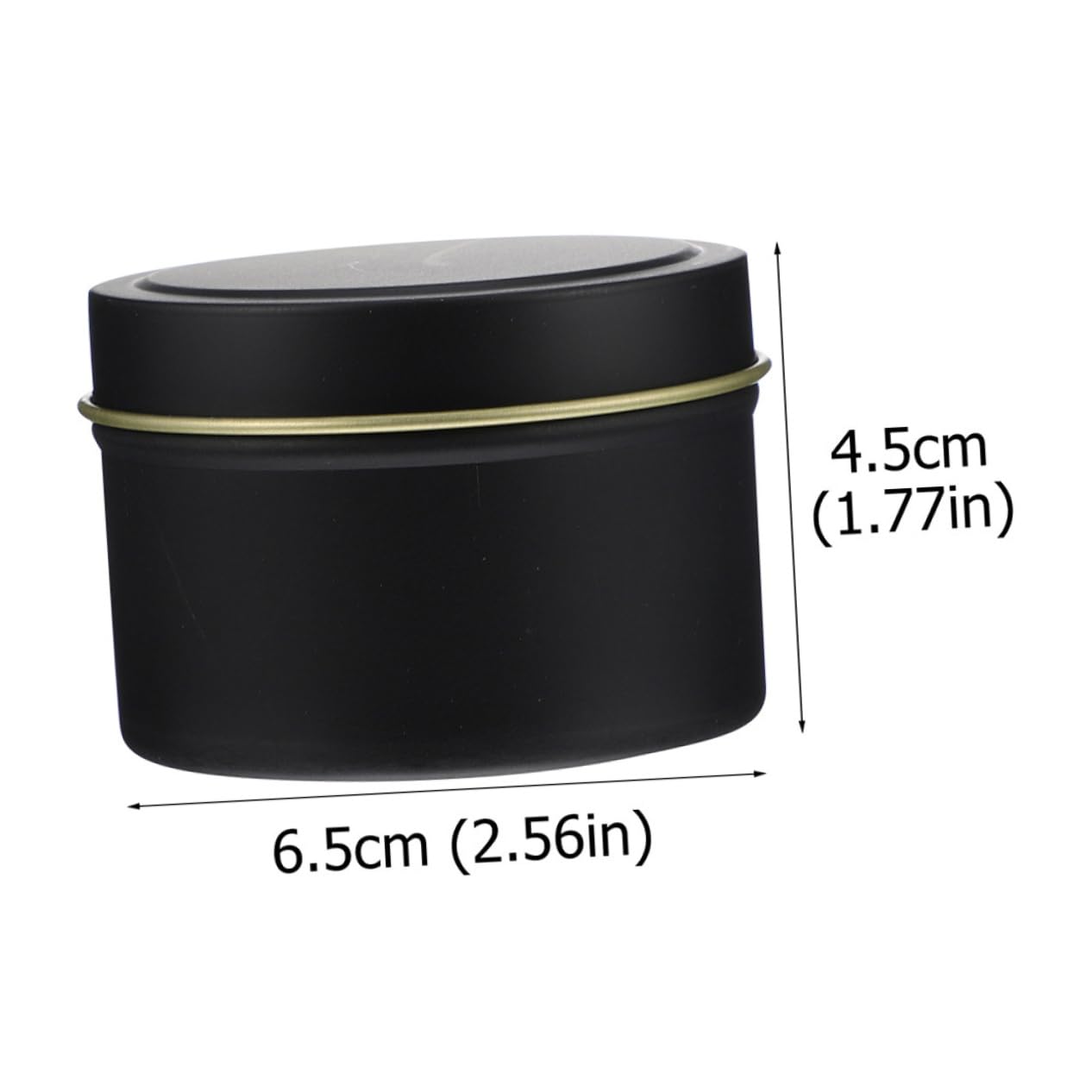 DOITOOL 5Pcs Retro Candle Tin Containers Travel Candle Jars with Lid for Candle Making DIY Crafts Party Favors and Storage Durable and Lightweight Design