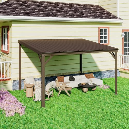 Domi 10’x12’ Wall-Mounted Hardtop Gazebo