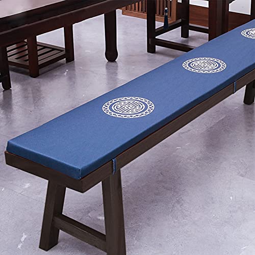 JKGHK - JKGHK Bankauflage Bankkissen Auflage, No Slip Kissen mit Befestigungsgurten Bankpad Sitzkissen, 3 cm dick, zur Reinigung abnehmbar, für Indoor Outdoor/Patio/Sofa/Gartenbank/Schaukel