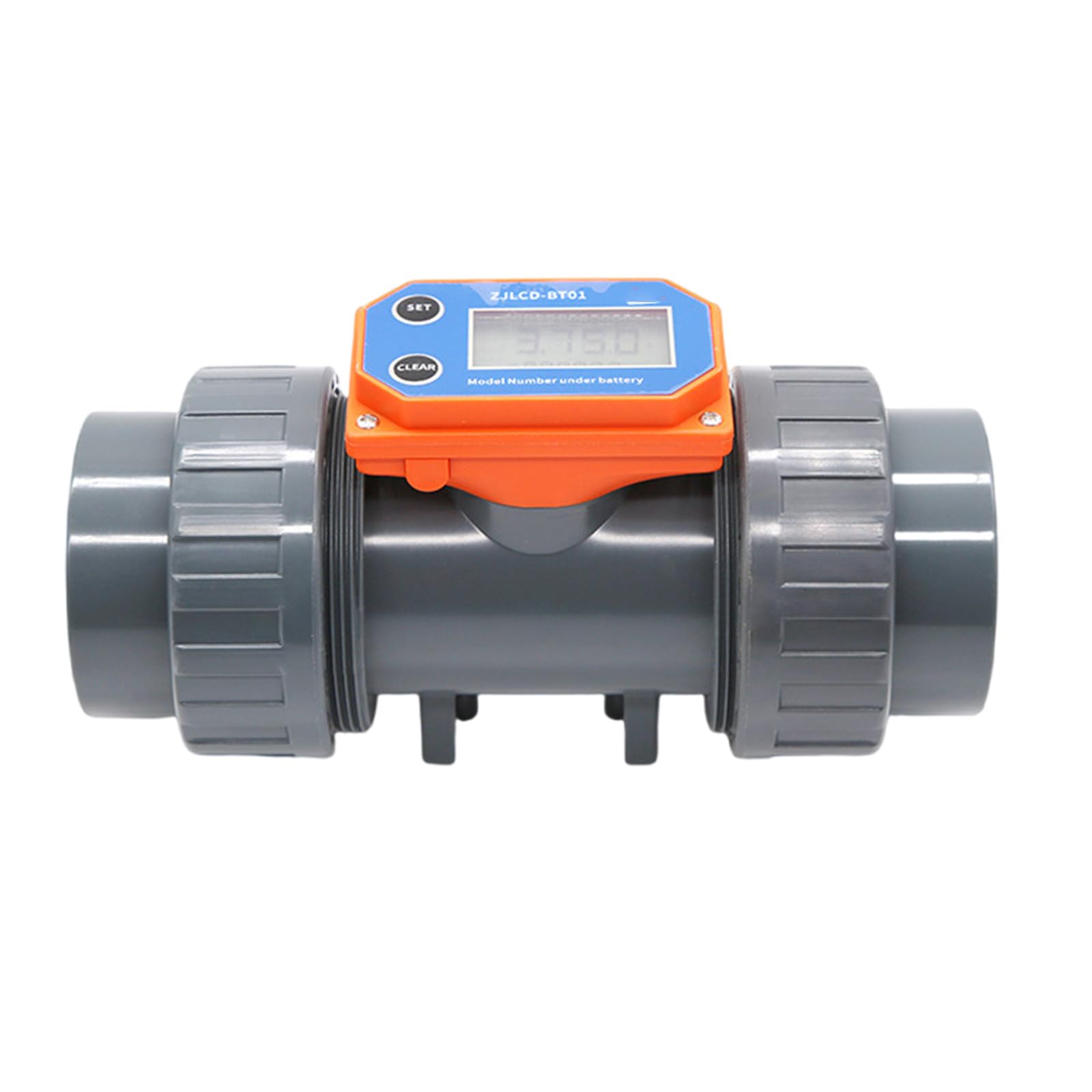 Digital Flow Meter for Irrigation and Liquid in Agricultural Water Environments Various Fluid Concentrations Electronic LCD Display Flow Meter