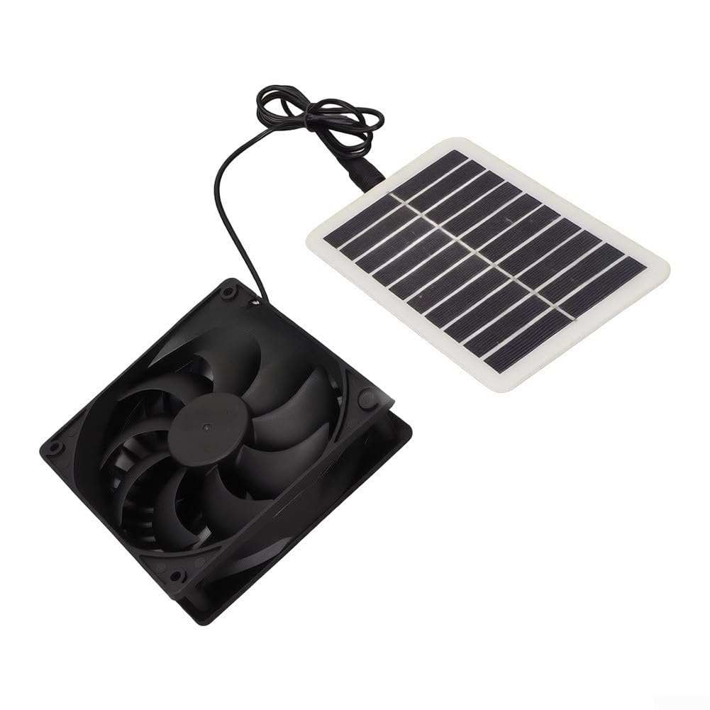 Ventilador Extractor Solar 10W Circulación de Aire