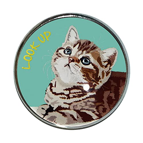 le Bonbon(ル ボンボン) 猫 ピンバッジ 見上げる猫 BL ピンバッチ 猫 ブローチ 猫ピン