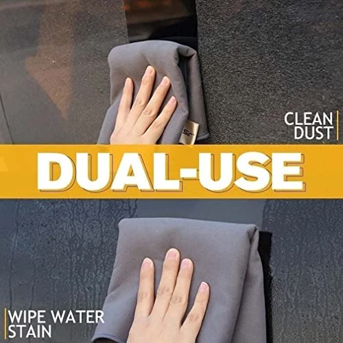 2pcs Suede Coral Velvet Double-Sided Car Towel