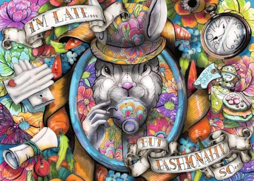Ravensburger Fashionably Late Puzzle de 1000 Piezas para Adultos miniatura 2