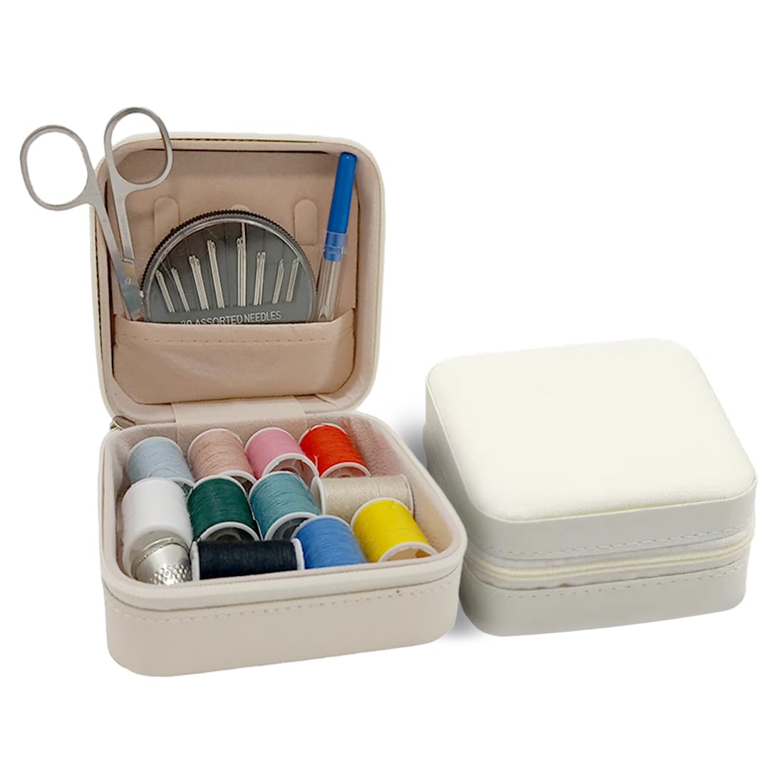 Mini Sewing Box, Portable Sewing Box, Sewing Set, Complete Sewing Box, Magnetic Sewing Box