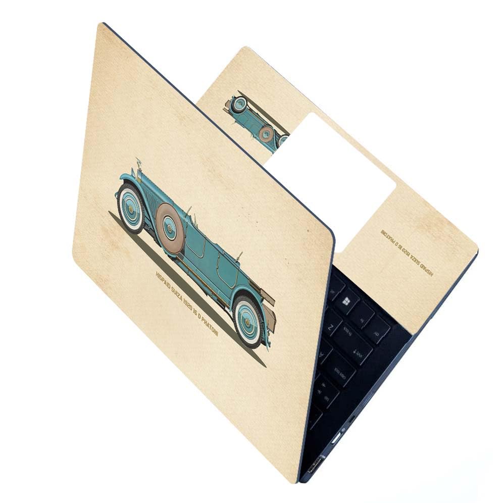 Image of Full Laptop Skin Stickers HD Quality Sticker for Laptops Upto 15.6 inch (Dustproof|Waterproof|Scratchproof|Reusable) - BE Phaeton FL1