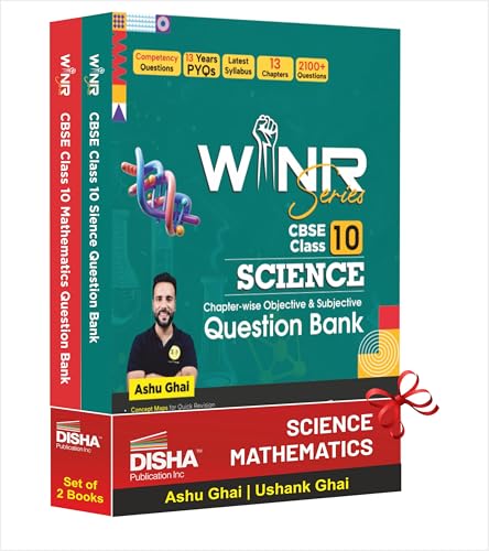 Disha Combo (set of 2 Books) WINR Series CBSE Class 10 Science & ...