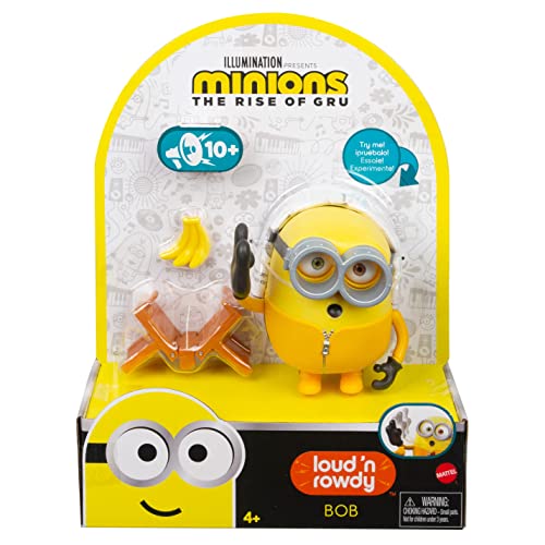 Minions: Loud 'N Rowdy Bob Talking Action Figure With Kung Fu Bench Toy, Kids Gift Ages 4 Years & Older #TOP1