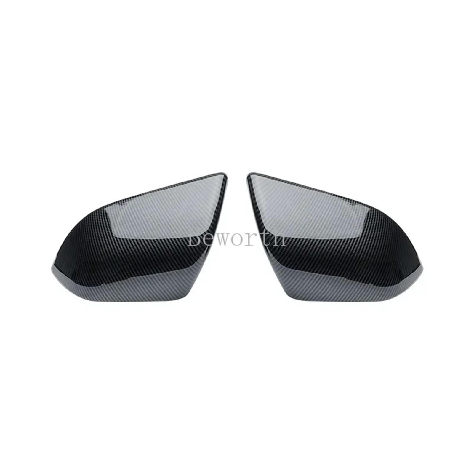 Carcasa Del Espejo Retrovisor Uso apto para Tesla Model 3 Highland 2024, Cubierta Protectora For Espejo Retrovisor De Fibra De Carbono ABS Tapa Espejo Retrovisor(Bright Carbon F P)