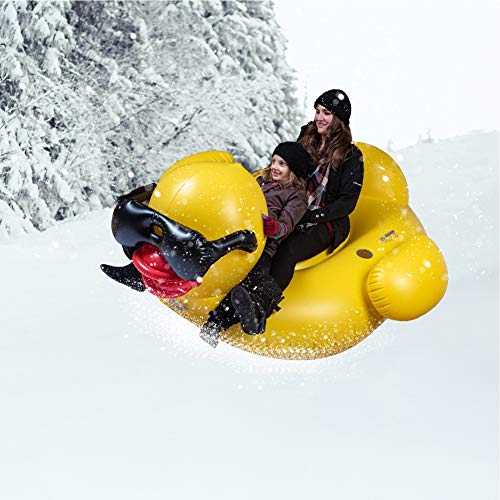 GAME 56501-BB Premium Inflatable-Tuff Duck, Giant, Yellow - Thumbnail 6