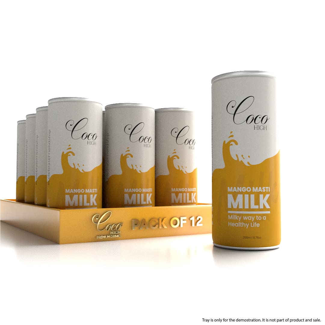 Buy COCO HIGH™ Mango Masti Flavour Milk 200 Ml x 4 Cans Flavoured