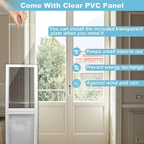 image for HANIML Large Dog Door for Sliding Glass Doors Doggie Door Insert for S