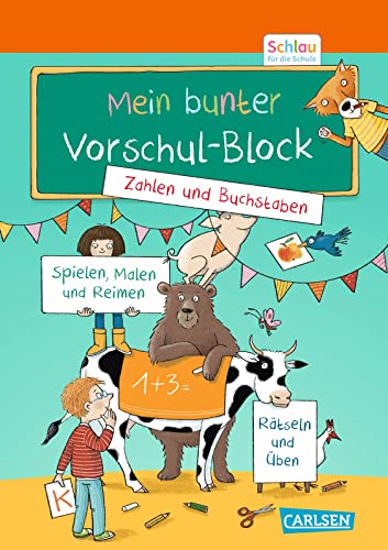 Schlau für die Schule: Mein bunter Vorschul-Block: Für Jungen und Mädchen ab...