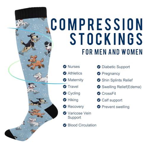 Image of Plaaee Gorilla on White Compression Socks for Women & Men Circulation Supports for Running,