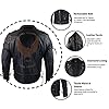 TruClothing Mens Live to Ride Cow Hide Real Leather Jacket Original Cross Zip Brando Biker Motorcycle - Black Brown S #1