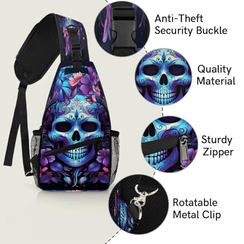 Morrales Crossbody Sling para Hombre y Mujer Pardick miniatura 3