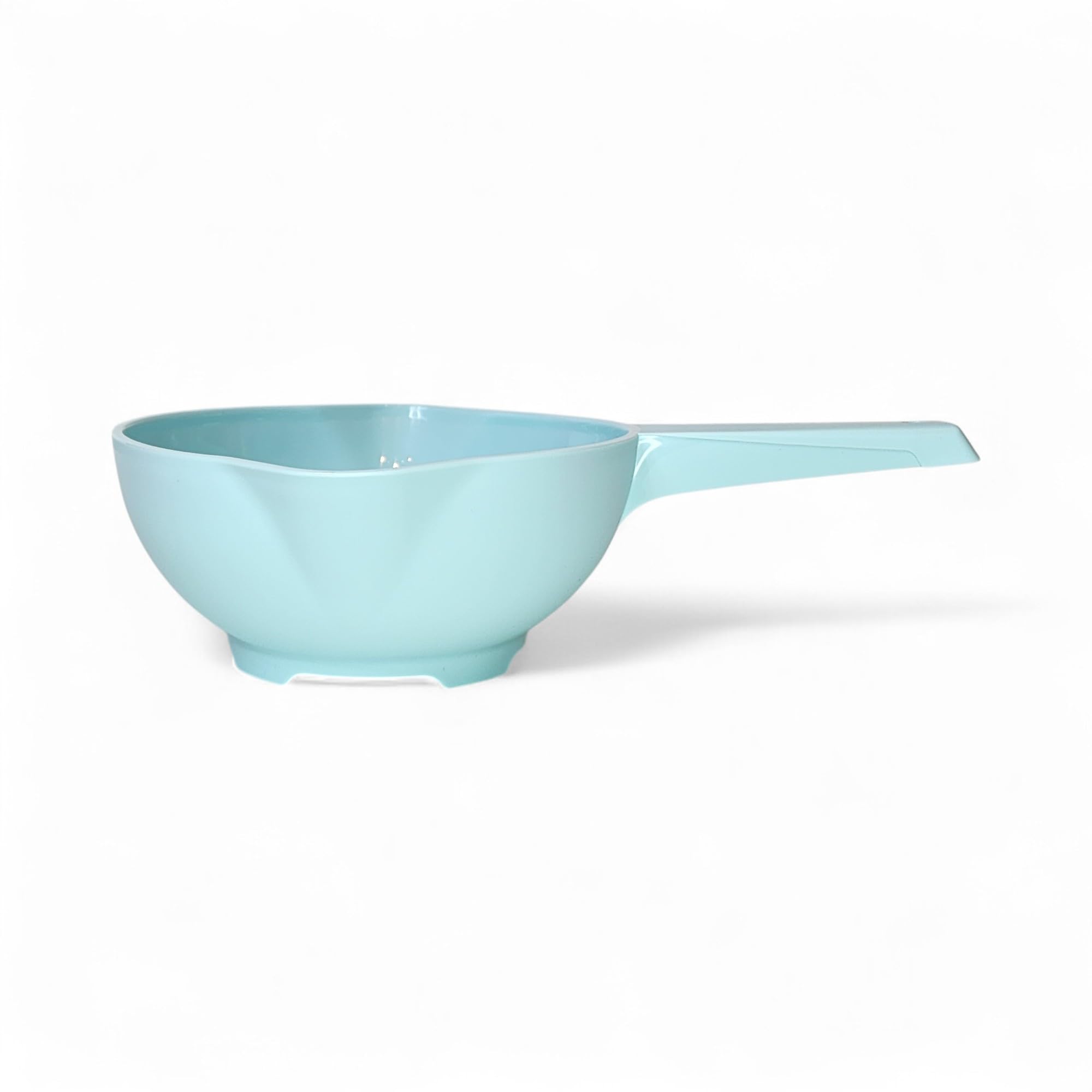 Tupperware Goldregen Sieb klein 1 Quart mit Griff in Hellblau