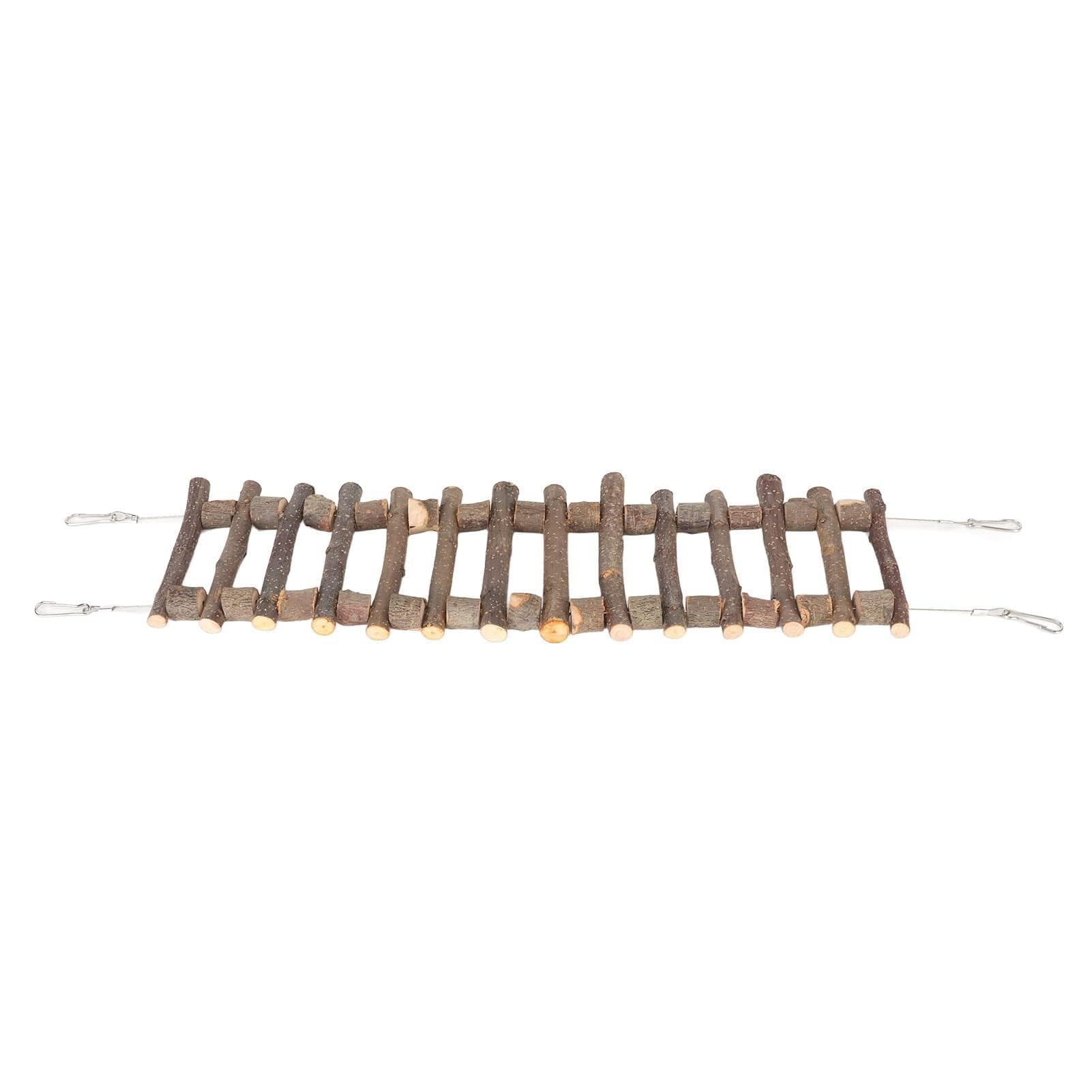 Puente de Escalera de Madera para Pájaros, Flexible y Duradero, para Hámsteres, Loros y Ratones, 50cm