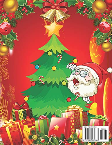 Christmas Activity book For Kids: Fun Children’s Christmas Gift or Present for Toddlers & Kids - 50 Beautiful Pages to Color with Santa Claus, Reindeer, Snowmen & More! image 4