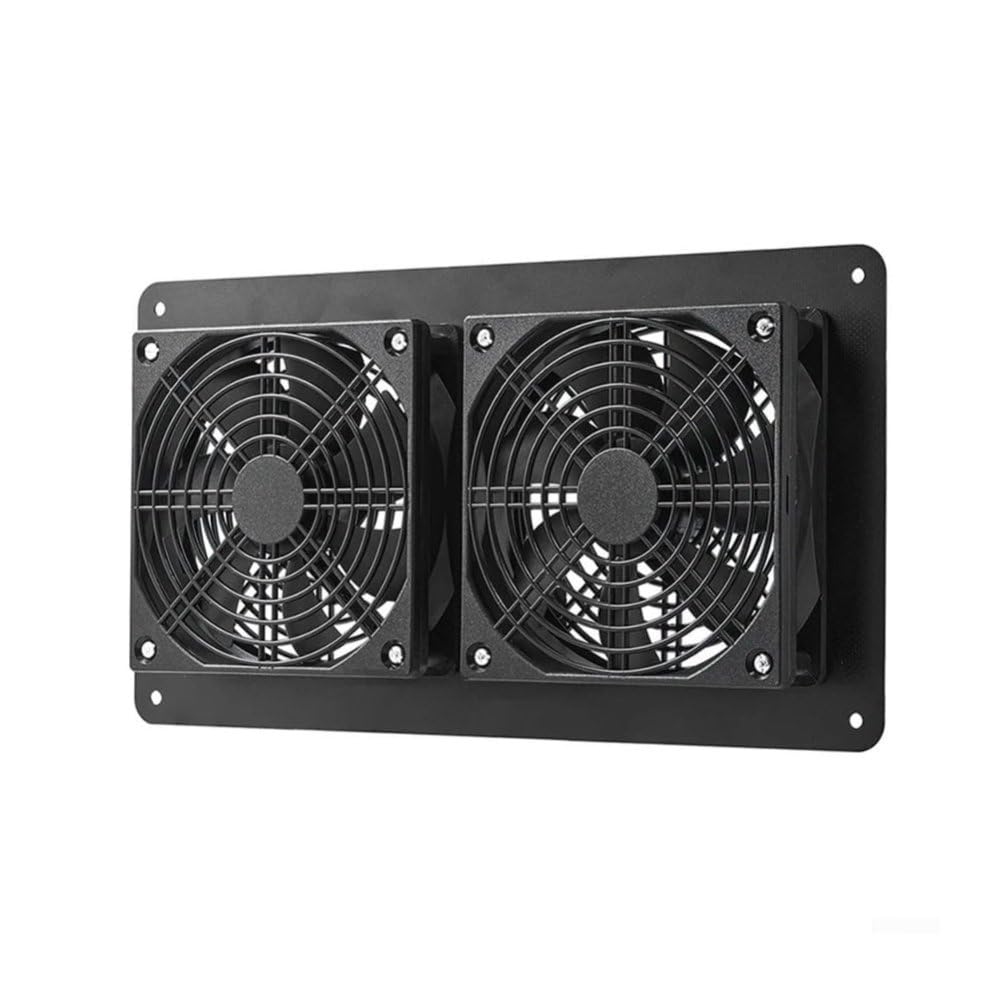 Ventilador Solar de 10W para Invernadero, Sistema Doble autónomo