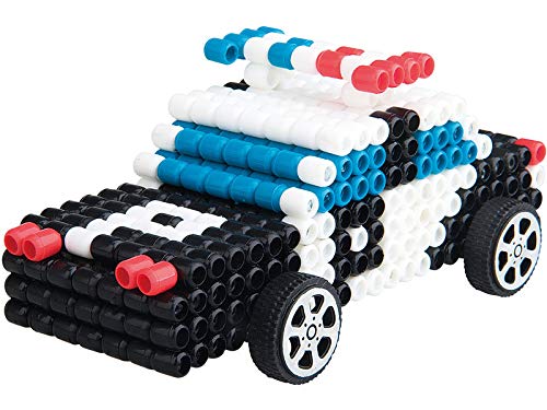 COLEPROFE Super Beads Coche Policia + 500 Cuentas