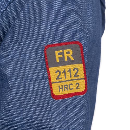 Flame Resistant FR Denim Shirt - 100% C - 7 oz4