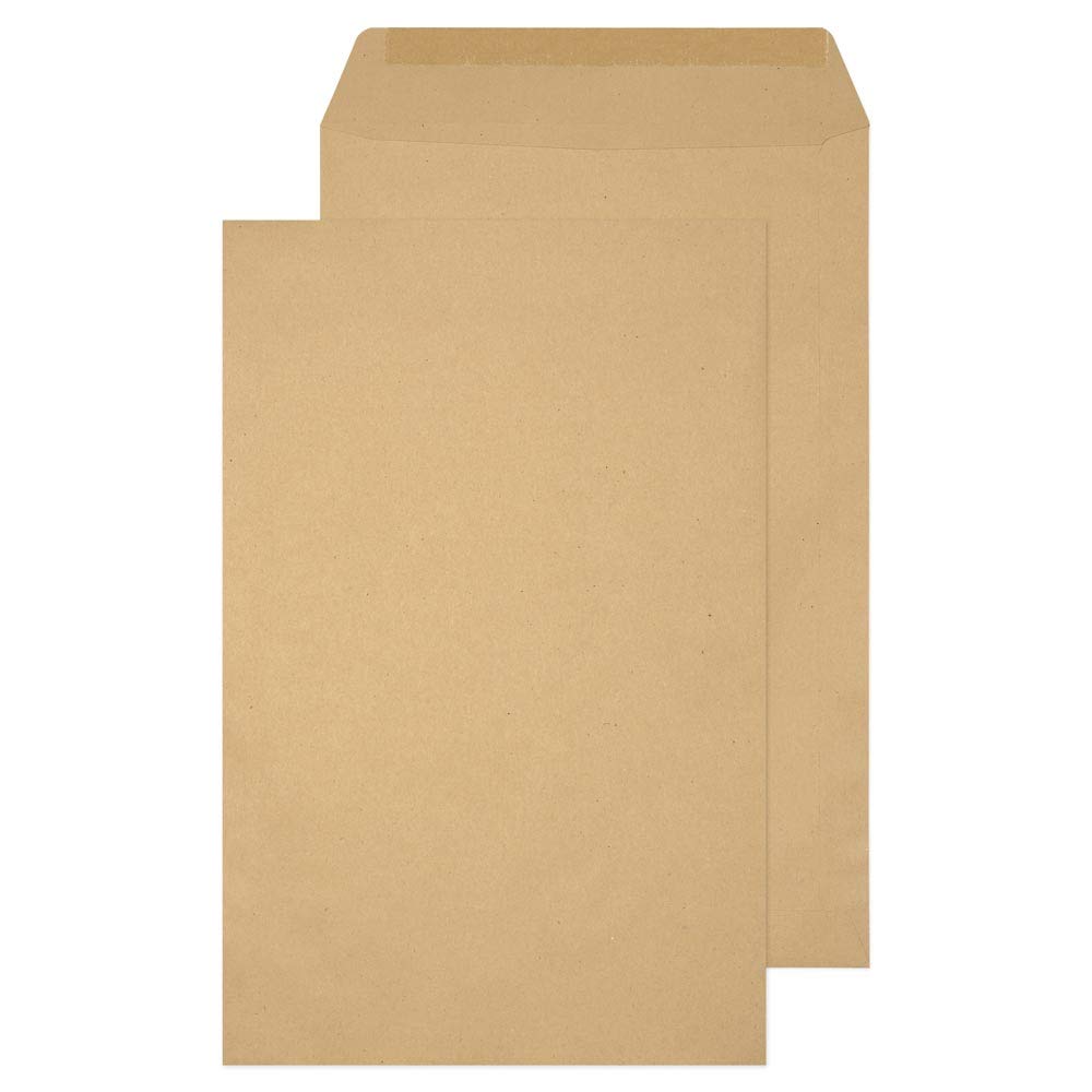 Blake Purely Everyday 381 x 254 mm 90 gsm Pocket Gummed Envelopes (12865) Manilla - Pack of 250