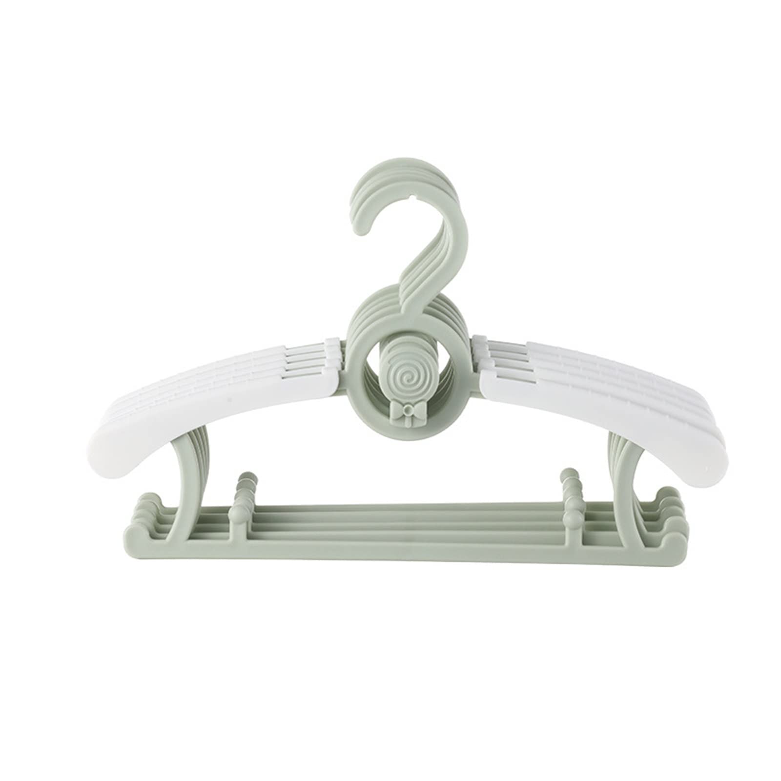 NGDFGR 5/10Pcs Kids Clothes Hangers Household Portable Display Hangers Closet Children Coats Rack Non-Slip Adjustable Storage Hangers Skirt Hangers (C 5Pcs),C-5PCS
