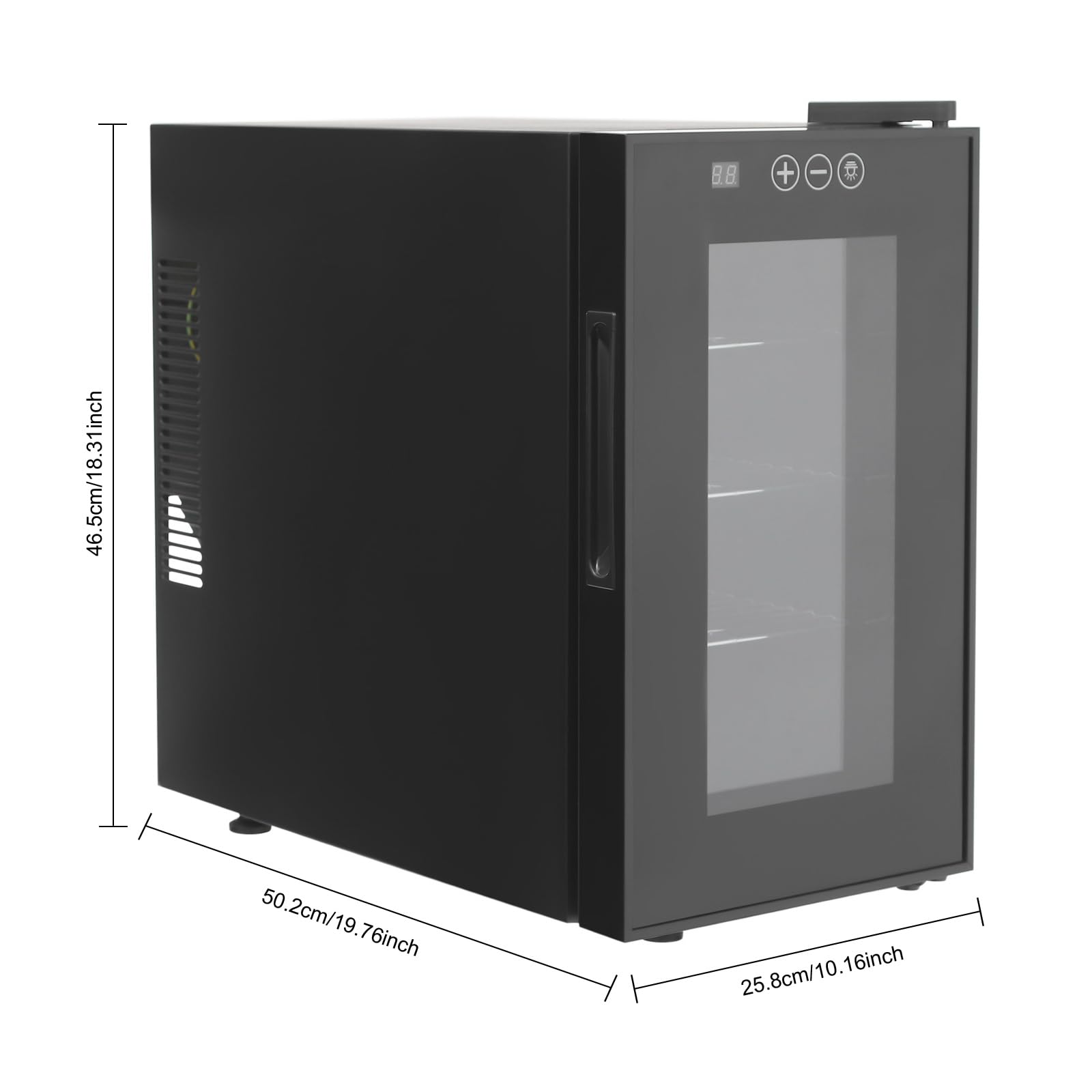 Reptile Incubator, 6.08Gal Scientific Lab Incubator Digital Incubator Cooling and Heating 50-104°F, Reptile Egg Incubators with LED Display & 3 Tier Removable Shelves for Small Reptiles Hatching Eggs