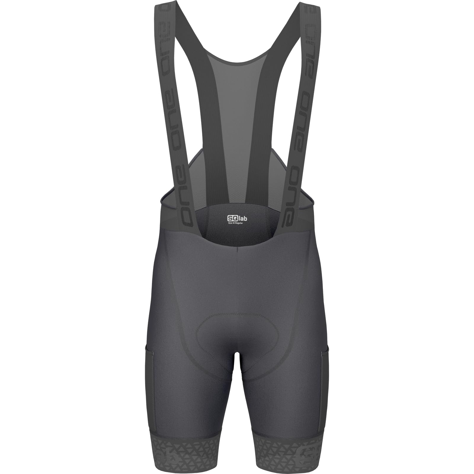 SQlab Bibshorts ONE14, Unisex Radhose, Radlerhose in schwarz für Gravelbike, Bibshorts mit Trägern, in verschiedenen Größen
