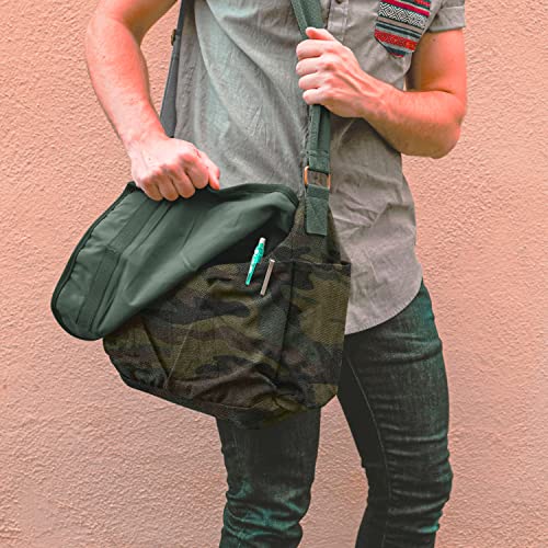 Image of Sweetbriar Classic Messenger Bag - Vintage Canvas Shoulder Bag for All-Purpose Use