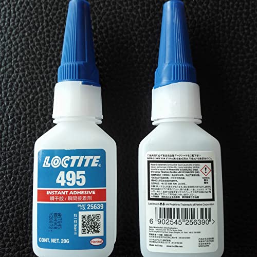 Loctite 135467 Clear 442-49550 495 Super Bonder Instant Adhesive, 1 oz Bottle