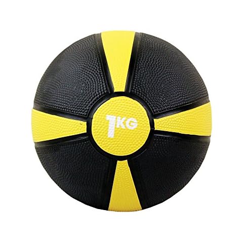 Fitness-Mad Apollo 1kg Medicine Ball with Grip Cover