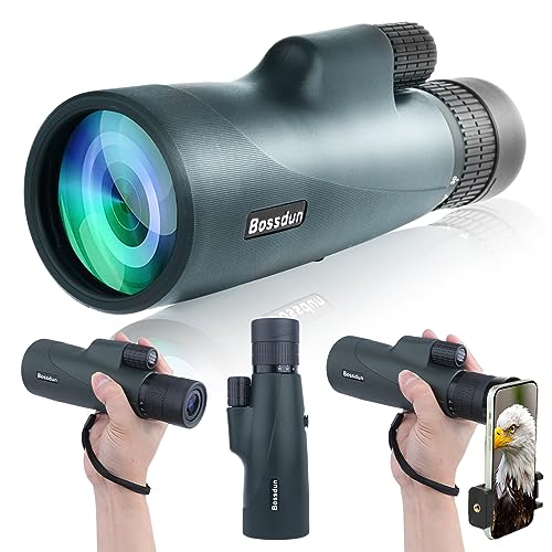 Télescope Monoculaire 10-30x50 pour Adultes, Lunette de Visée Monoculaire HD Etanche avec...
