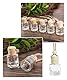 Flaconi 10PCS Auto Diffuser für Atherische Öle,Auto Duft Nachfüllbar,Auto-Parfümflaschen,Auto Aromatherapie Atherisches Öl Diffusor,Auto Diffusor,Geeignet für alle Autos,Lastwagen (Rund, 10 Stück)