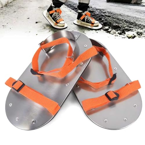 Asphalt Shoes - Asphalt Tamp Shoes Felt Soles Adjustable Nylon Straps for Walking On Asphalt(Felt)
