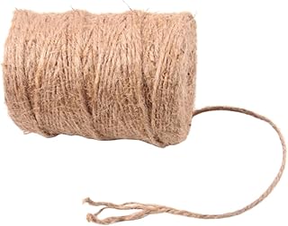 Operitacx 1 Roll Burlap String Twine String for Crafts Jute Twine Tag Rope Decorative Rope Wrapping Twine Rope Jute Rope Self Made Lighting Burlap Twine DIY Rope Packing Jute