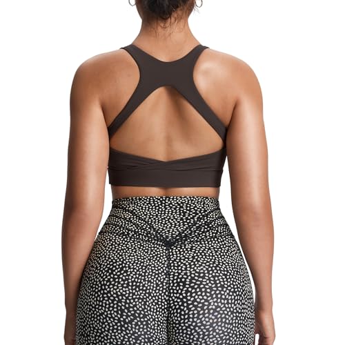 Image of Aoxjox Women's Workout Sports Bras High Impact Fitness Training Gym Khloe Bra Yoga Crop Tank