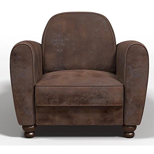 Filtro Finlandek, poltrona club vintage marrone