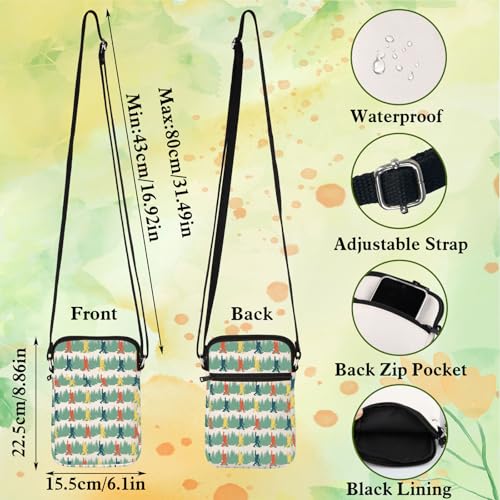WZMPA Cryptid Sasquatch Crossbody Bag Sasquatch Fans Gift Forest Sasquatch Walking Sling Bag Sasquatch Merch2