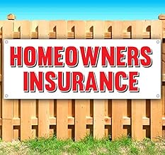 Homeowners Insurance Banner 13 oz | Non-Fabric | Heavy-Duty Vinyl Single-Sided with Metal Grommets