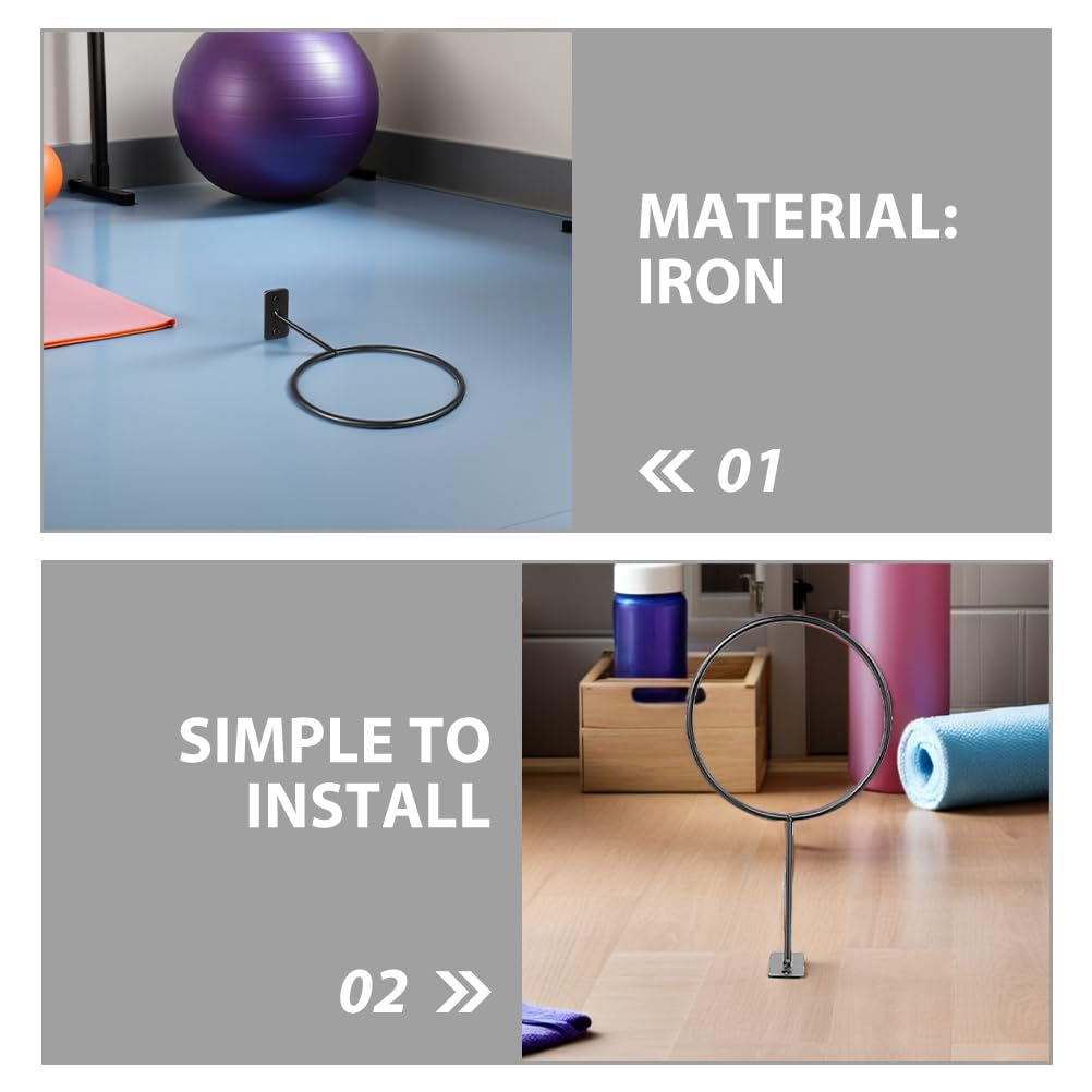 INOOMP 6piezas Estante Multifuncional para Balones Deportivas Soporte de Pared para Baloncesto y Fútbol Organizador Colgante para Almacenamiento Casa o Gimnasio para Almacenar Balones