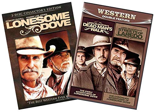 Lonesome Dove 3-Movie Larry McMurtry Western DVD Collection: Lonesome Dove / Dead Man's Walk / Streets of Laredo.