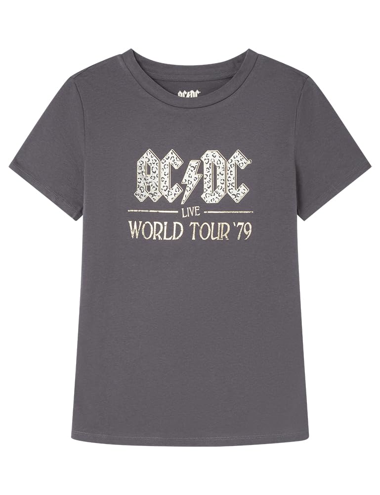 SPRINGFIELD Women's T-Shirt, Charcoal Grey, M