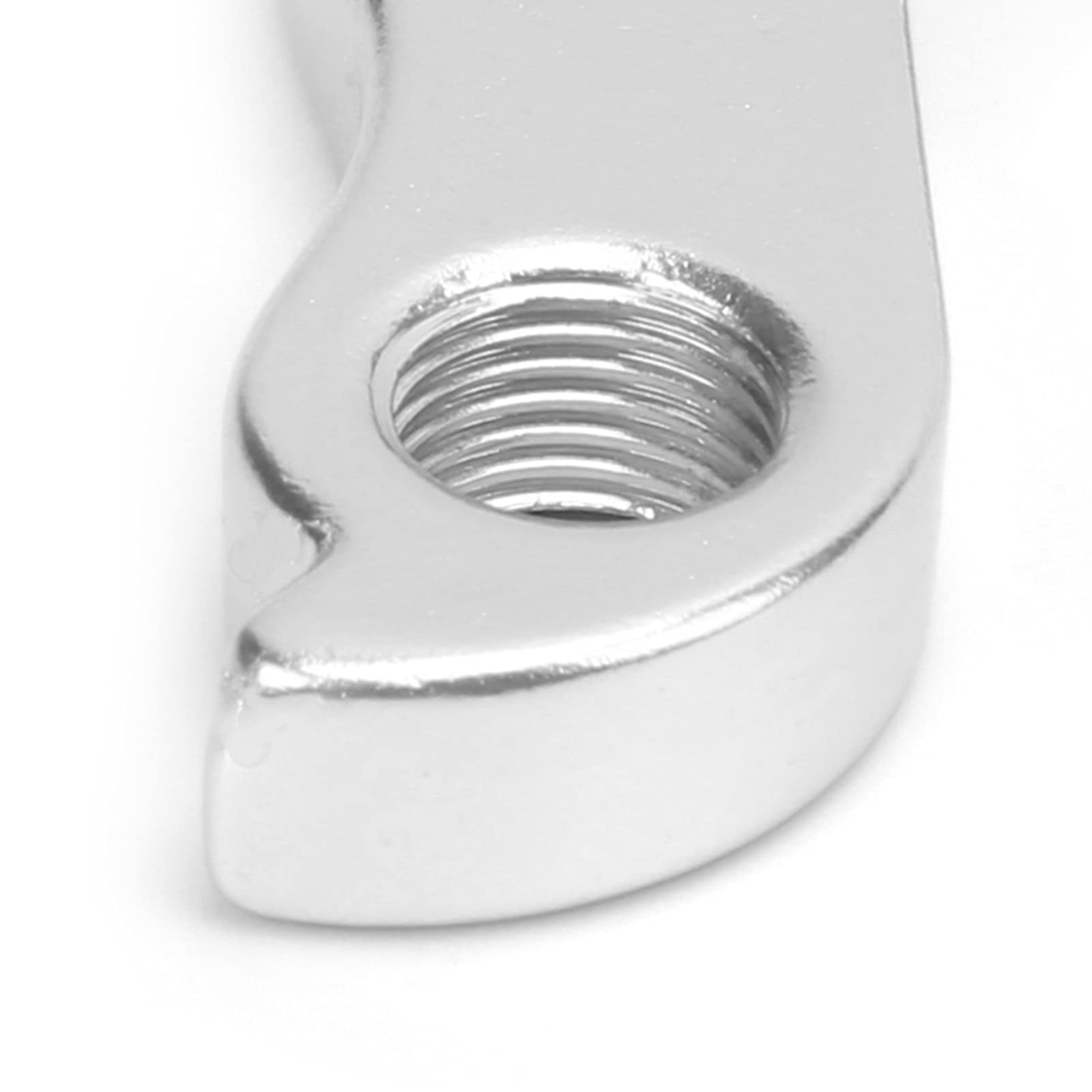 Yosoo Health Gear Cintre Universel de Dérailleur de Vélo de Route de Montagne, Crochet de Queue D'engrenage de Cadre en Alliage D'aluminium, Ouverture de 10mm pour la Protection du Cadre