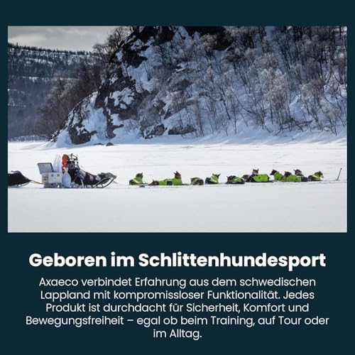 Axaeco Hunde Warnweste - wendbar in Signalgelb & Signalorange, extrem Robustes Cordura (Wind- & wasserdicht), 3M™ Reflektorstreifen, elastischer Bauchgurt (L)