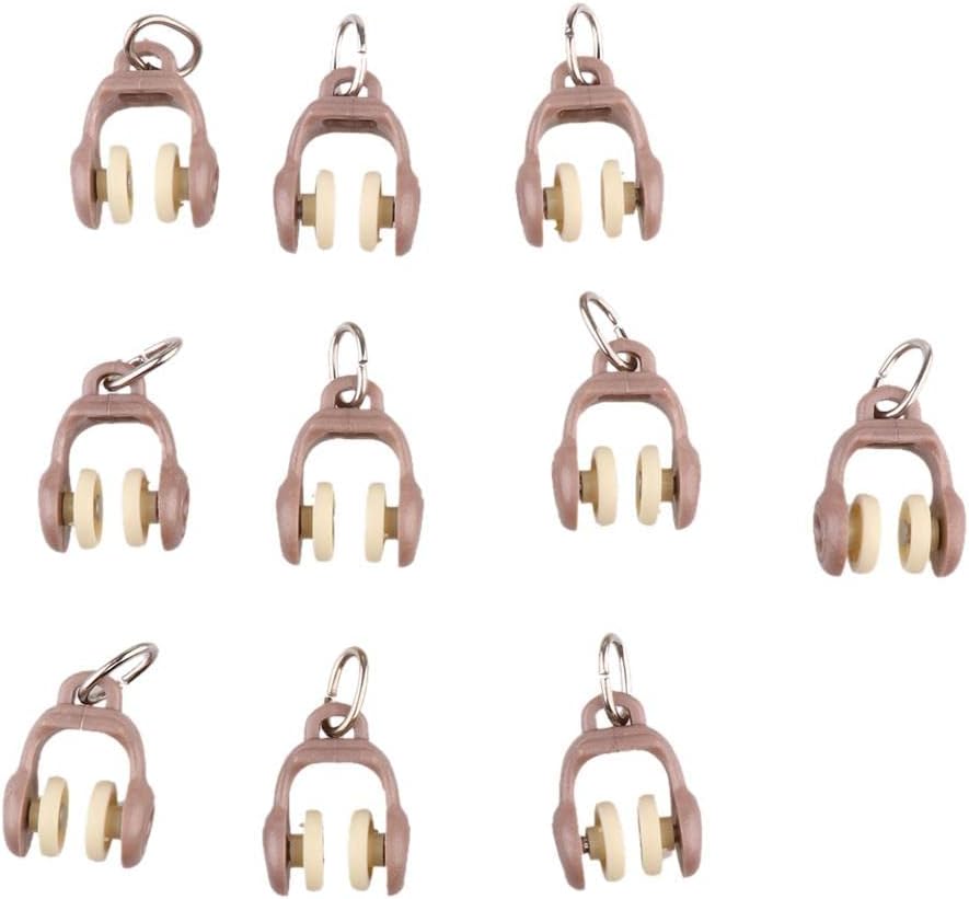 Enakshi 10Pcs Curtain Track Glider Rail Slide Roller Runner Hook Ceiling Carrier 2#-25mm | Home & Garden | Window Treatments & Hardware | Curtain Rods & Finials