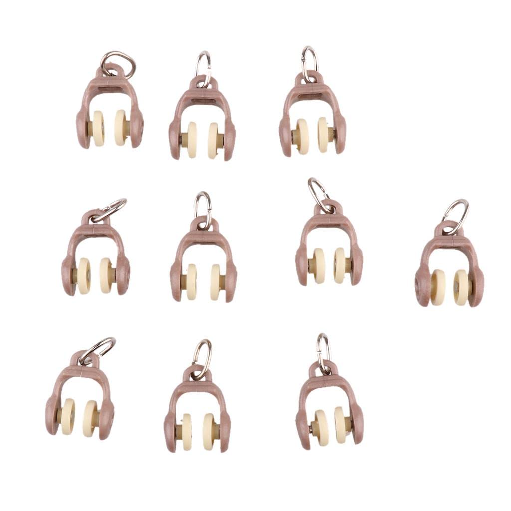 Enakshi 10Pcs Curtain Track Glider Rail Slide Roller Runner Hook Ceiling Carrier 2#-25mm | Home & Garden | Window Treatments & Hardware | Curtain Rods & Finials